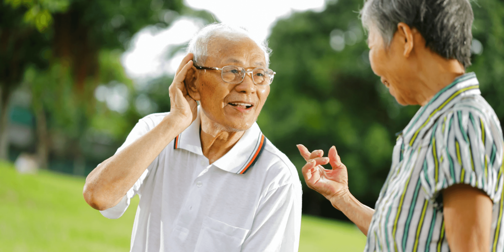 CROS hearing aids helping with single-side hearing loss
